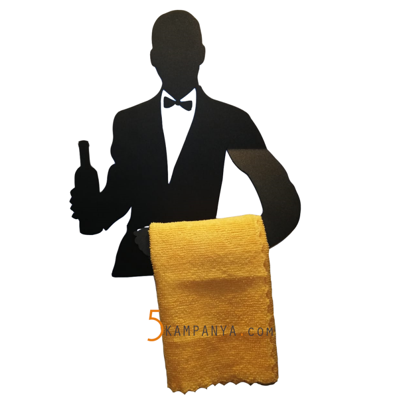 Yapışkanlı Mutfak Bez El Havlusu Askısı