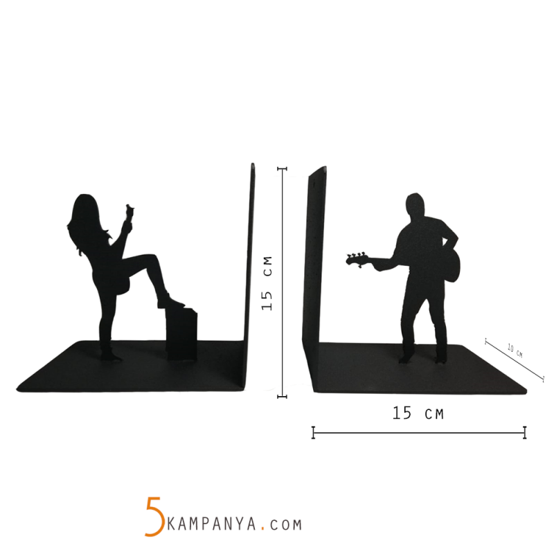 Gitarist Temalı 2'li Kitap Desteği