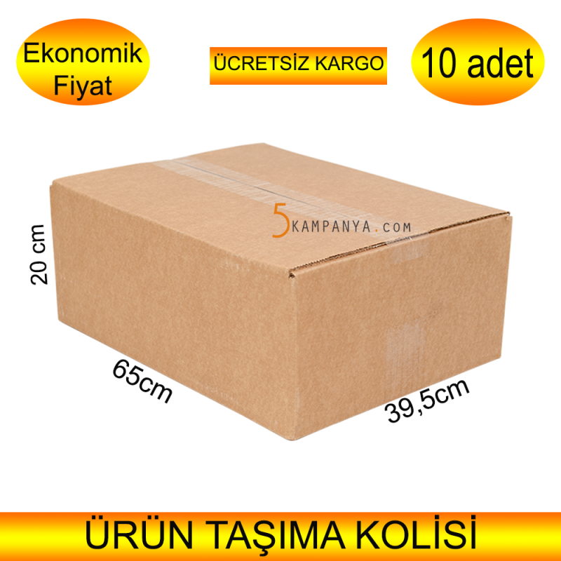 Büyük Boy Taşınma Kolisi Boş Karton Koli  10 adet