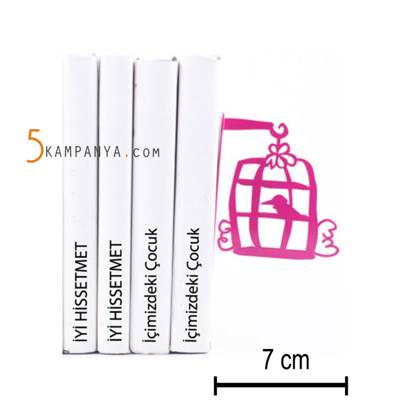 Kuş Figürlü Kitap Tutucu
