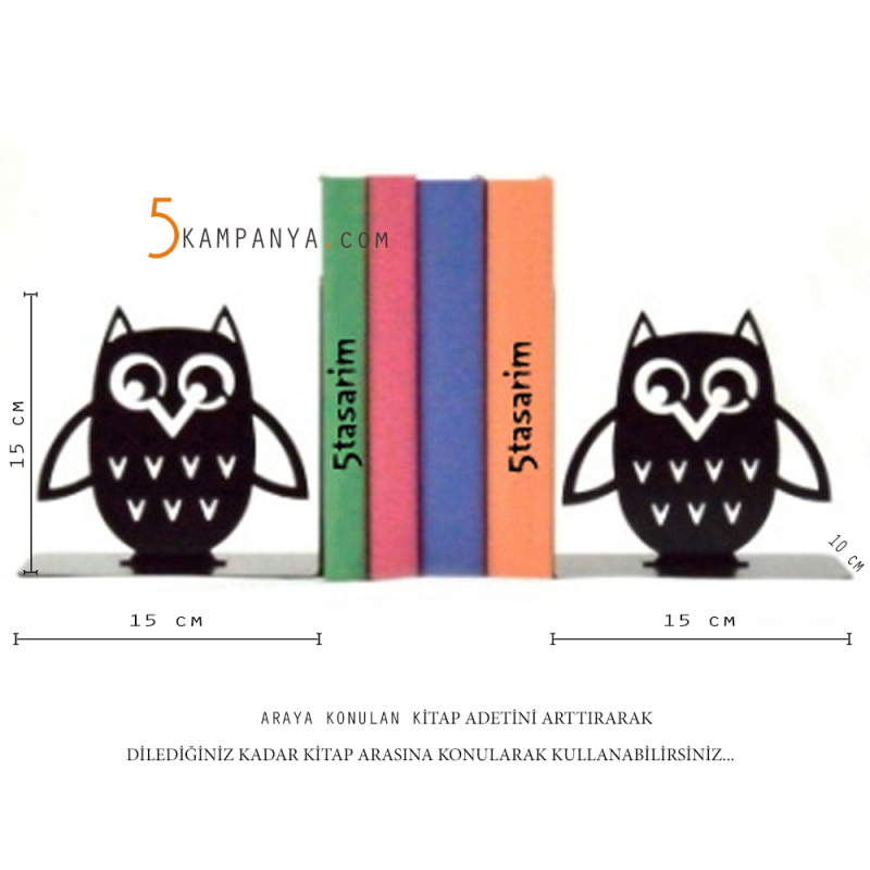 Baykuşlu Kitap Tutucu Modelleri