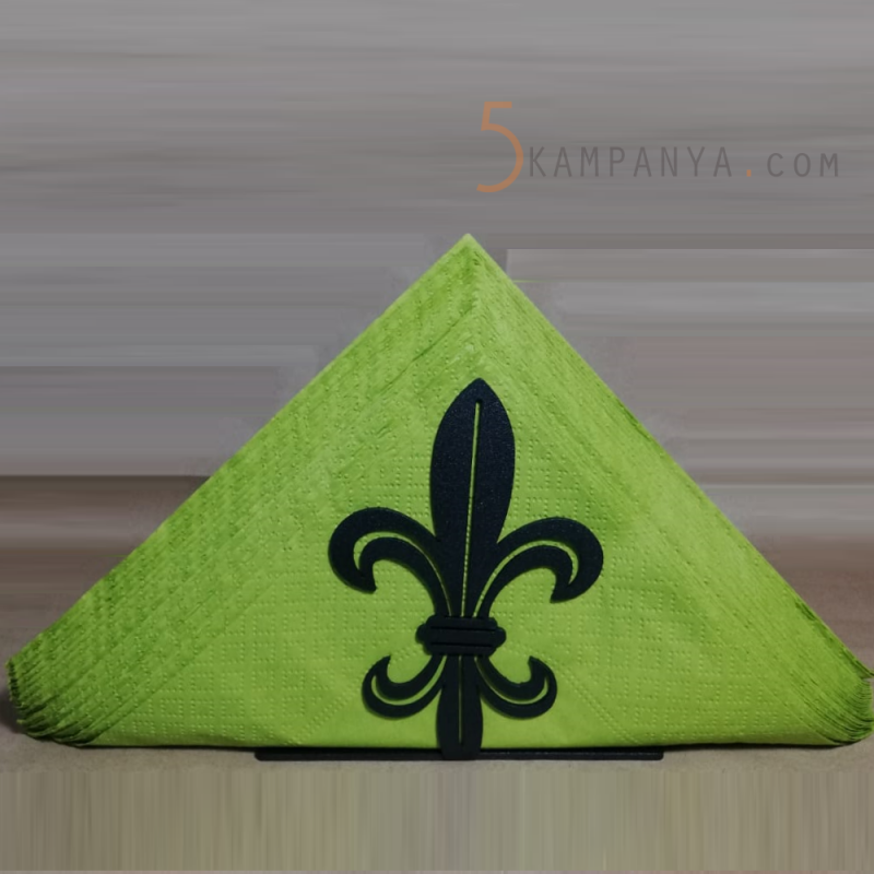 Rustik Figürlü Dekoratif Metal Peçetelik