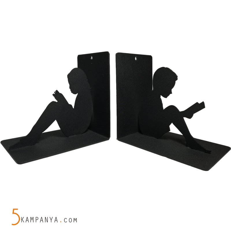 Kız Oğlan Metal Kitap Tutucu