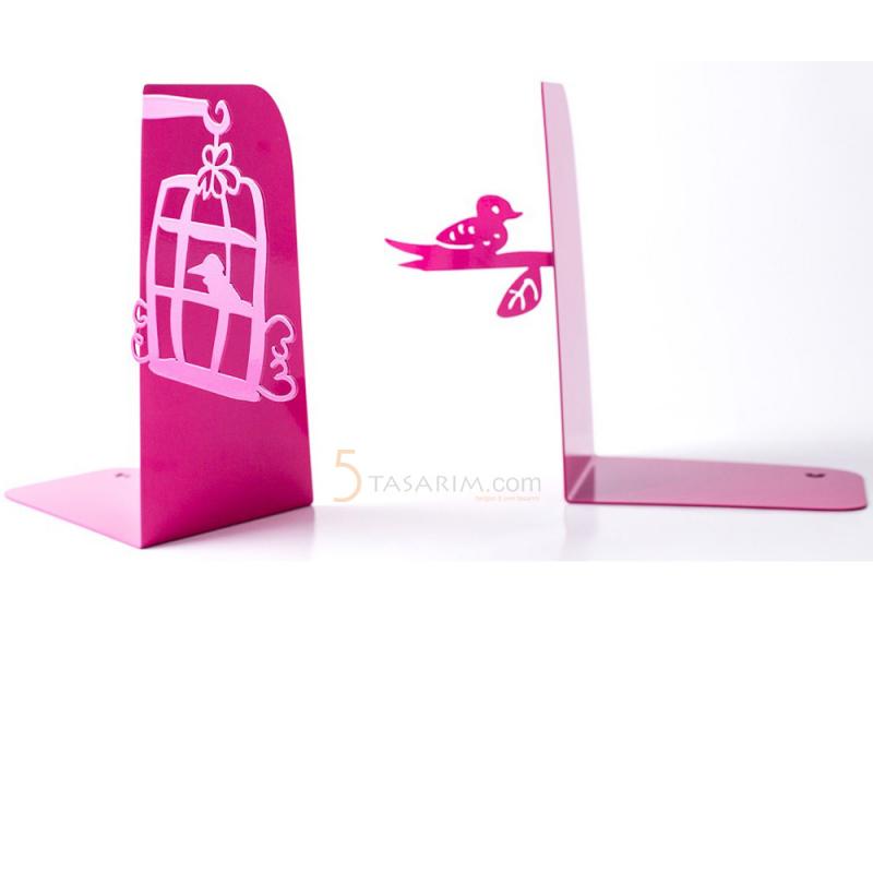 Kuş Figürlü Kitap Tutucu