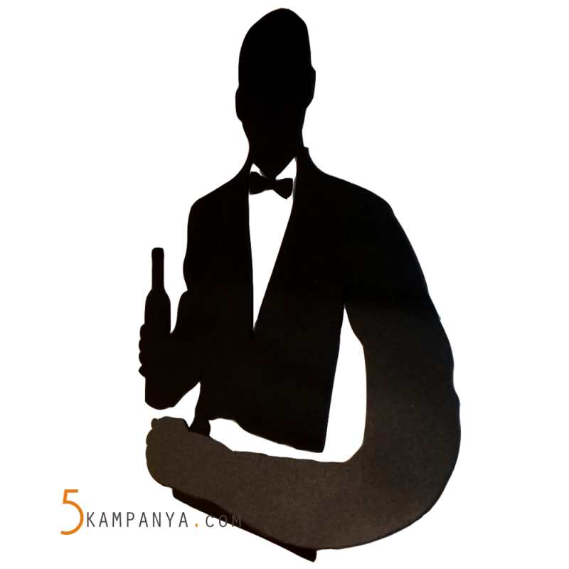 Garson Figürlü Duvar Havlu Askısı