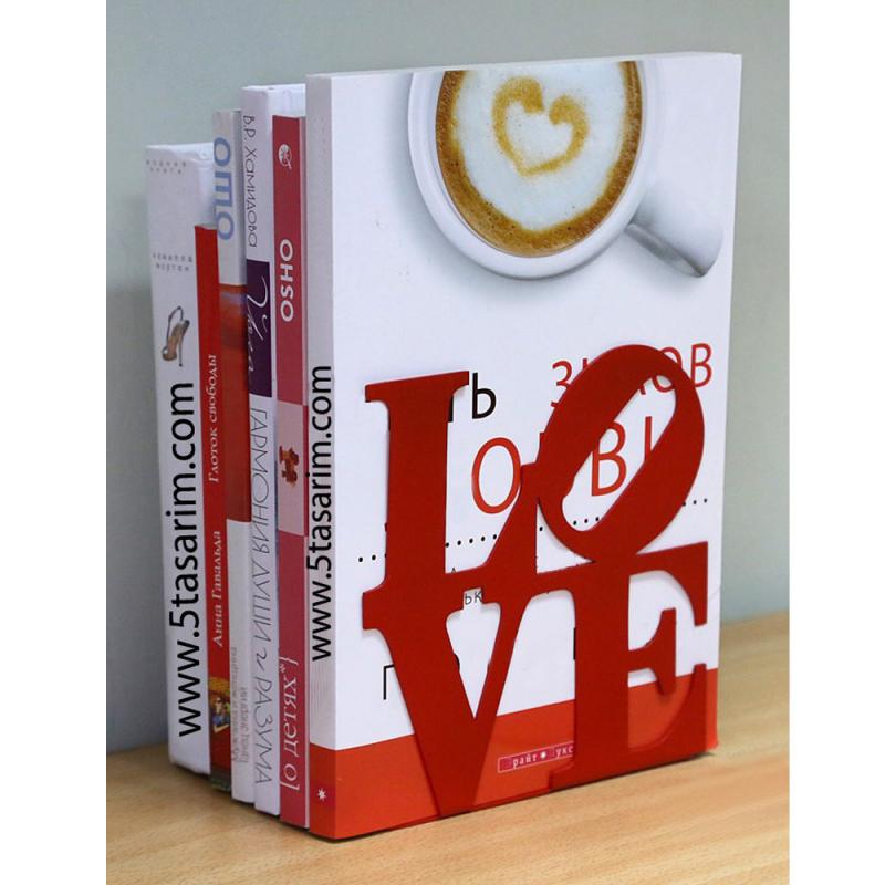 Hediyelik Love Kitap Tutucu 