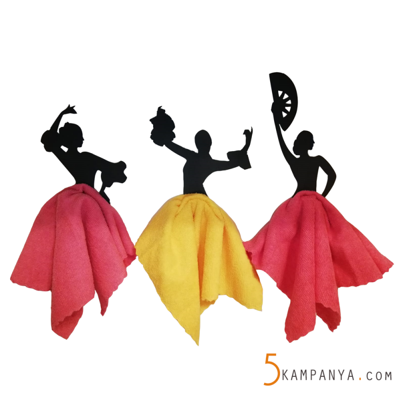 Mutfak El Bezi Askısı,3 Lü Set 