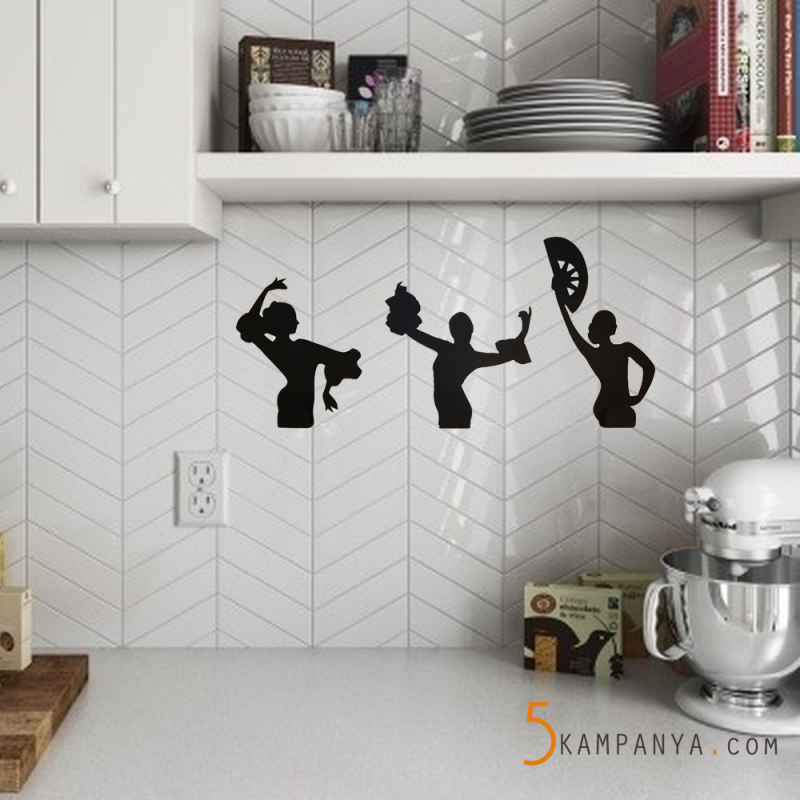 Mutfak El Bezi Askısı,3 Lü Set 