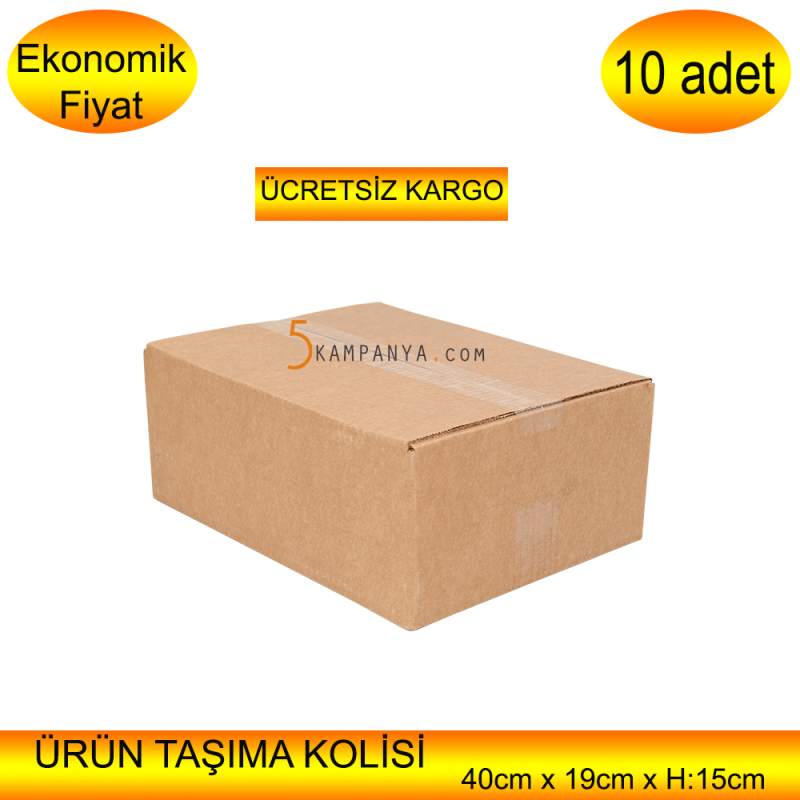 Ürün Taşıma ve Taşınma Kolisi Orta Boy   10 adet