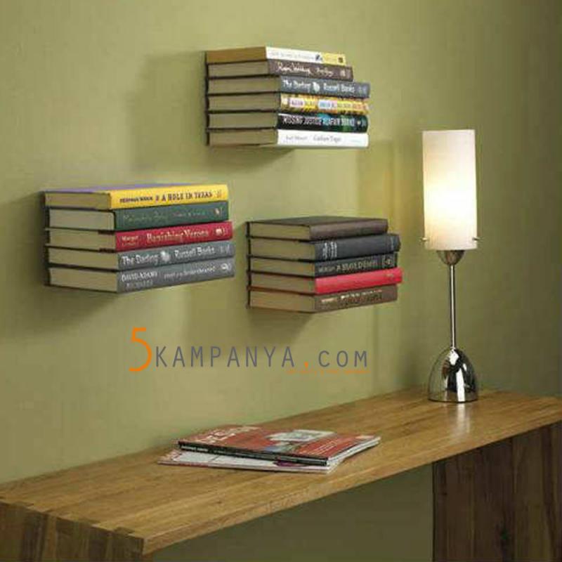 Metal Duvar Kitap Rafı