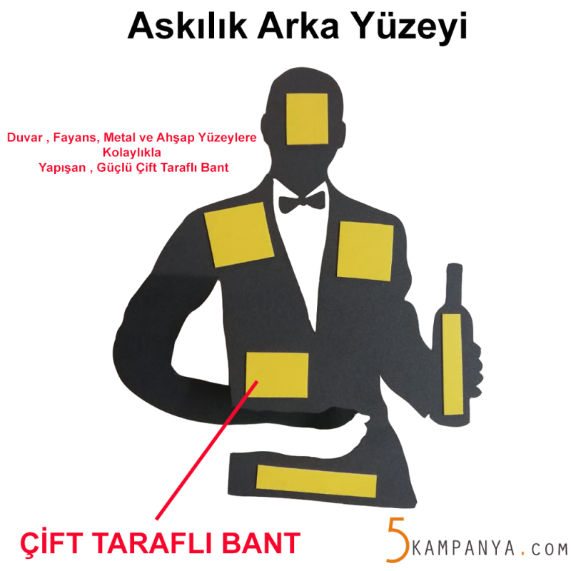 Yapışkanlı Mutfak Bez El Havlusu Askısı