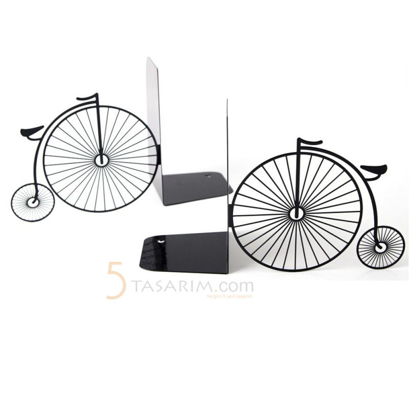 Vintage Bisiklet Kitap Tutucu