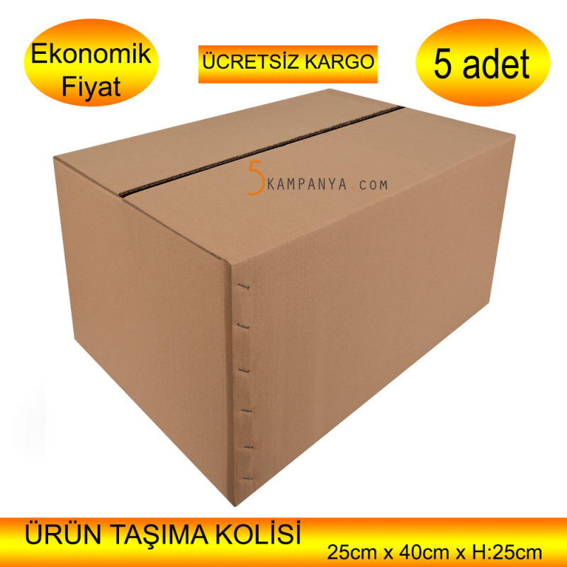 Taşıma Kolisi Boş Koli    5 adet