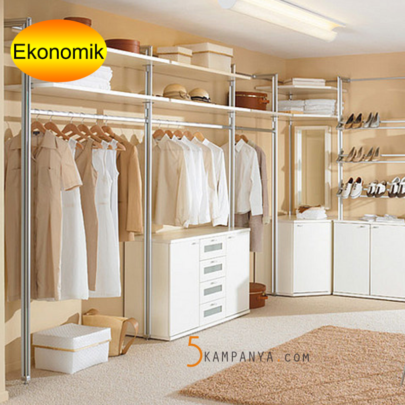 Giyinme Odası Sistemleri Profil F Dikmeli Model 01