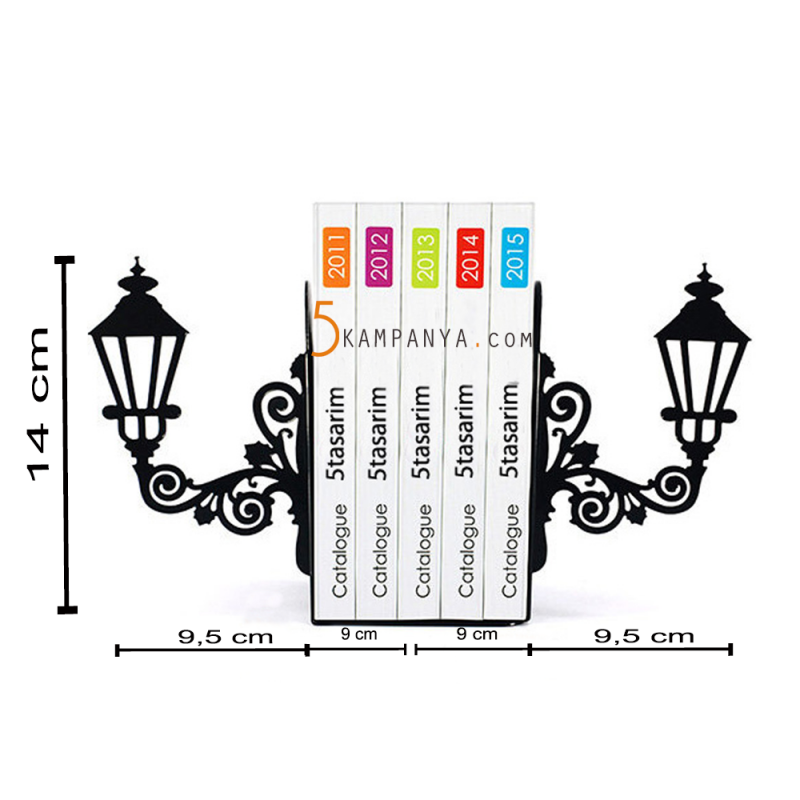 Metal Kitap Tutucu Lamba