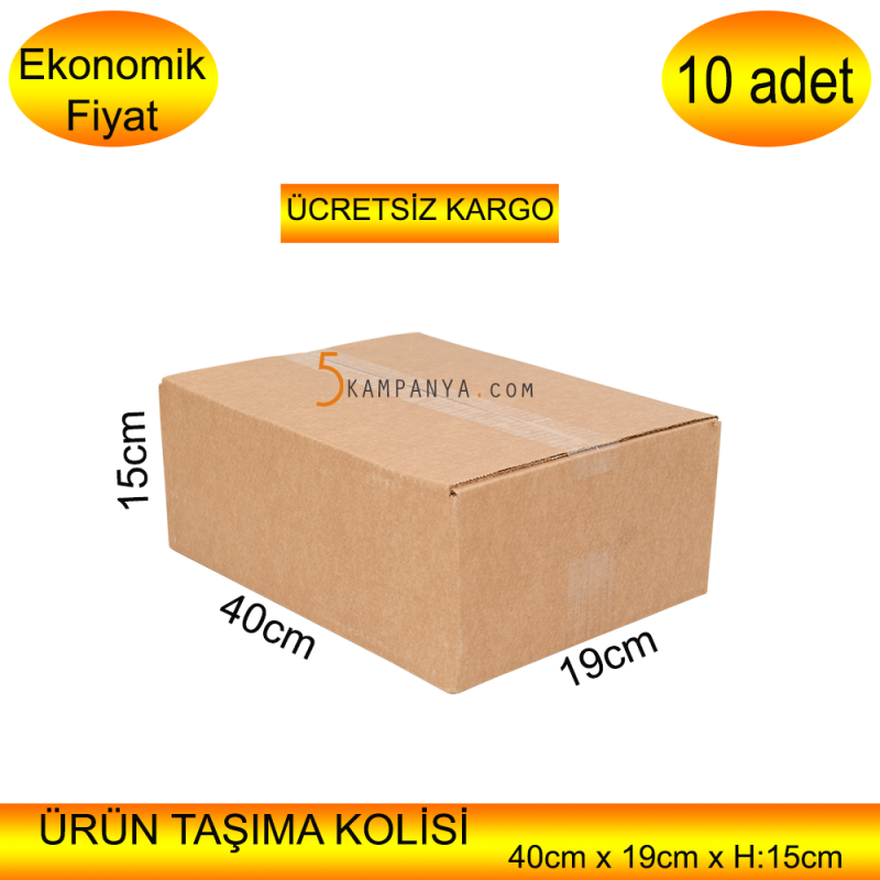 Ürün Taşıma ve Taşınma Kolisi Orta Boy   10 adet