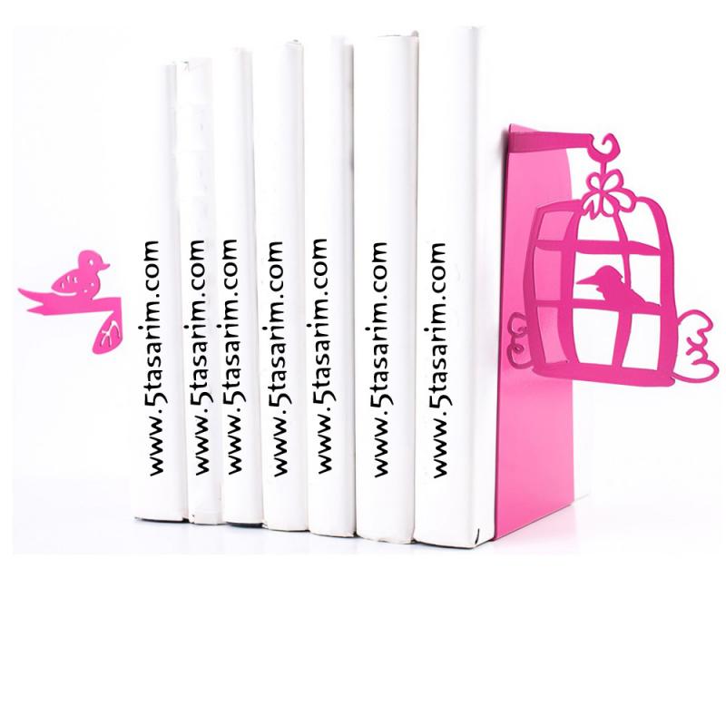 Kuş Figürlü Kitap Tutucu