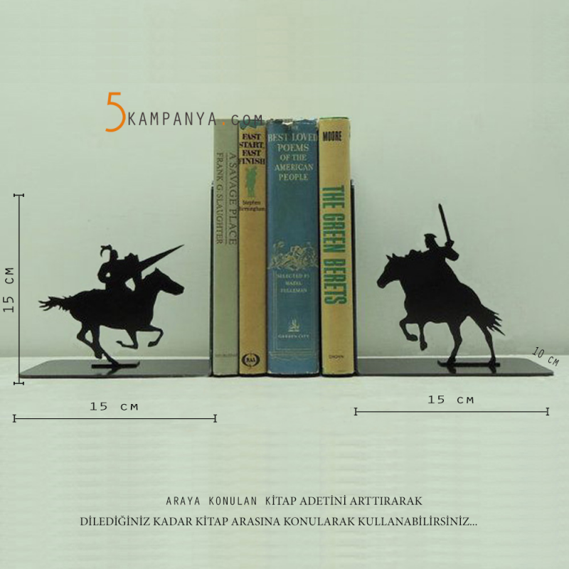 Silahşör'lü Dekoratif Kitap Tutucu Modelleri