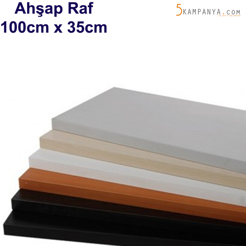 Giyinme Odası Askı Borulu Ahşap Raf 100cm x35cm