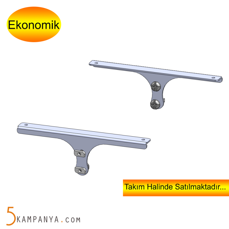 Giyinme Odası Direk Raf Sistemi Raf Ayağı, Krom