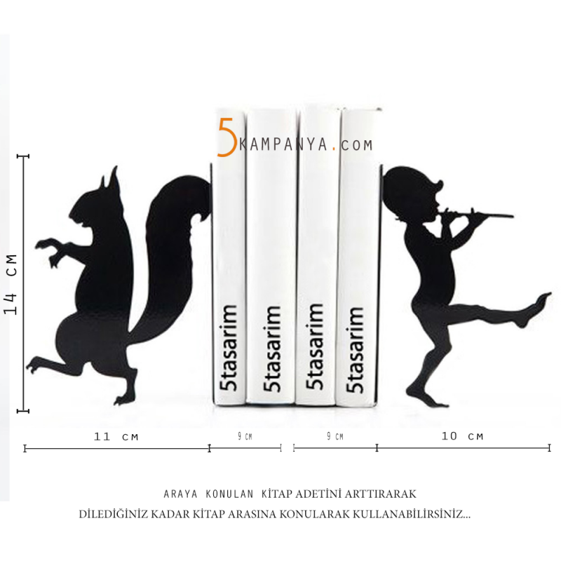 Kavalcı Çocuk Kitap Tutacağı