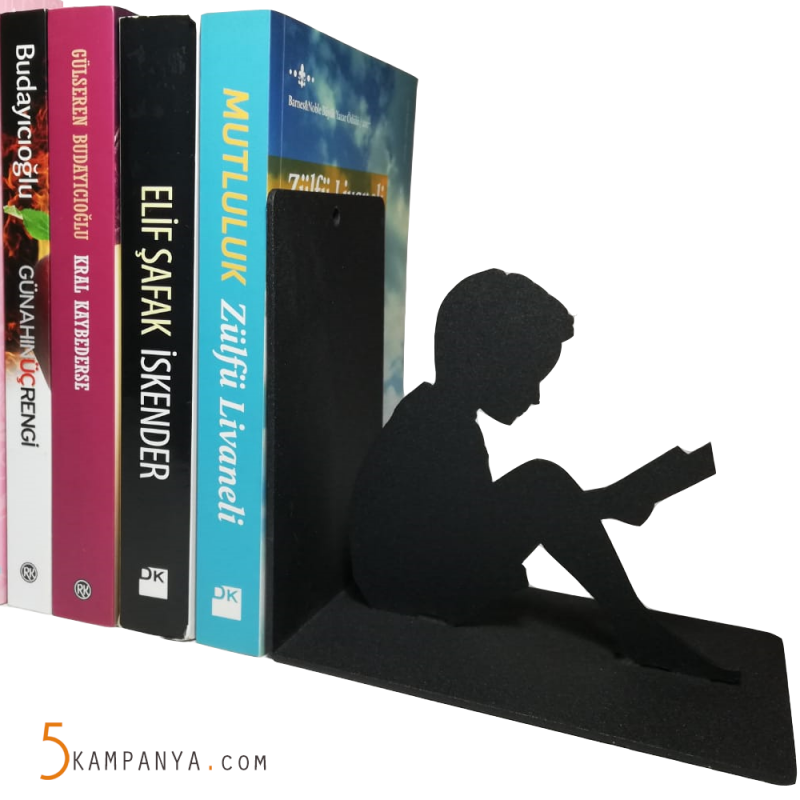 Kız Oğlan Metal Kitap Tutucu