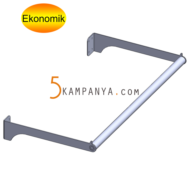 Giyinme Odası Elbise Askılığı Duvara Monte