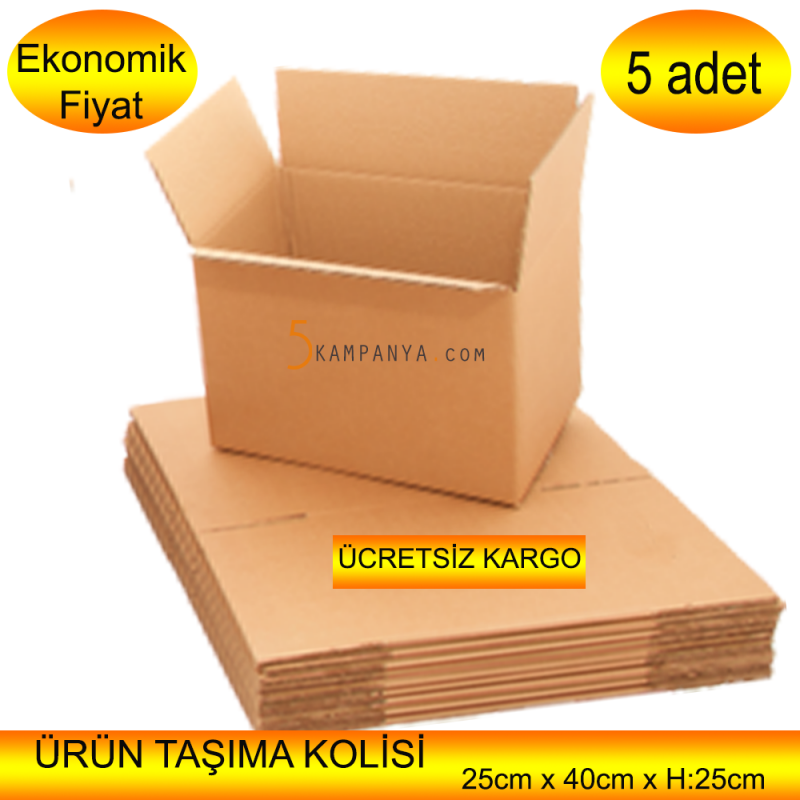 Taşıma Kolisi Boş Koli    5 adet