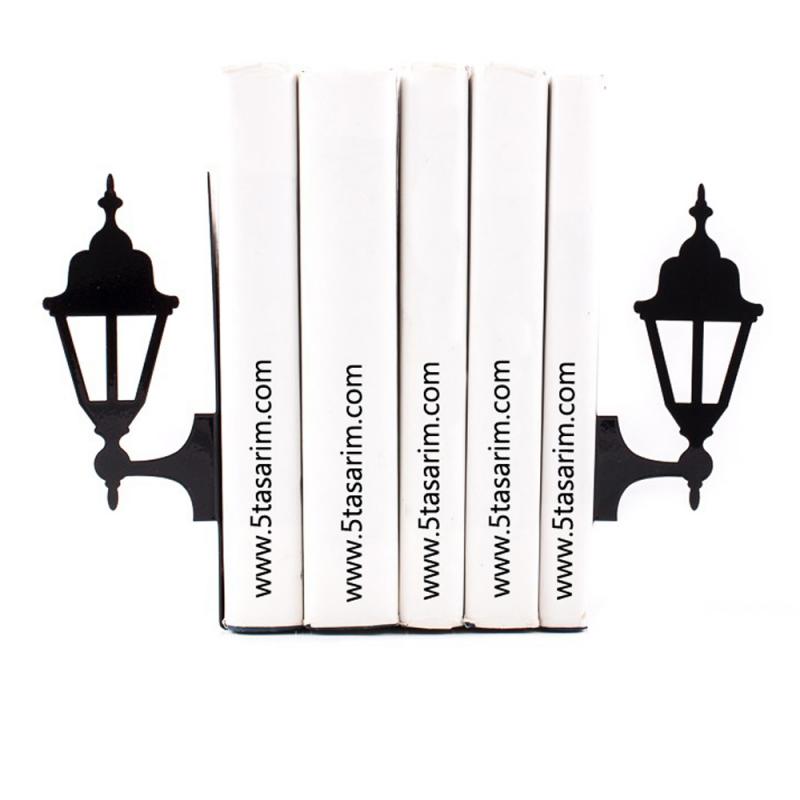 Metal Kitap Tutucu Sokak Lambası