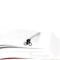 Bisikletli Kitap Ayracı
